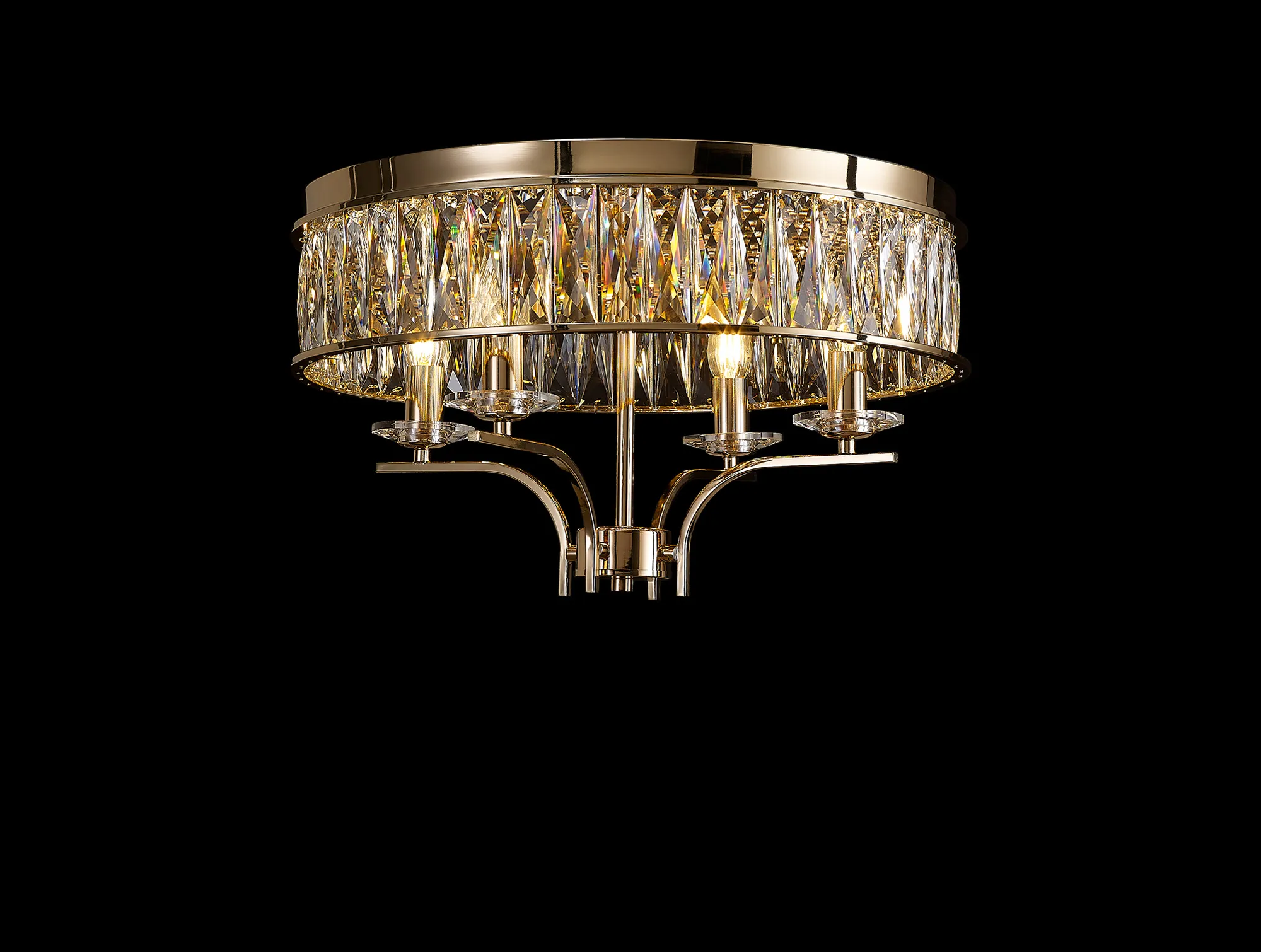 IL31832  Vivienne Crystal Ceiling 4 Light